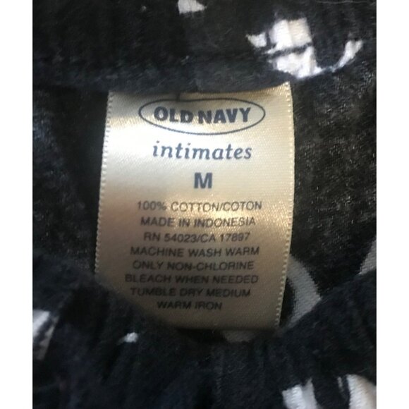 Old Navy Intimates Pajama Pants With Halloween Funny Eyes Pattern Size M Cotton - Picture 2 of 5